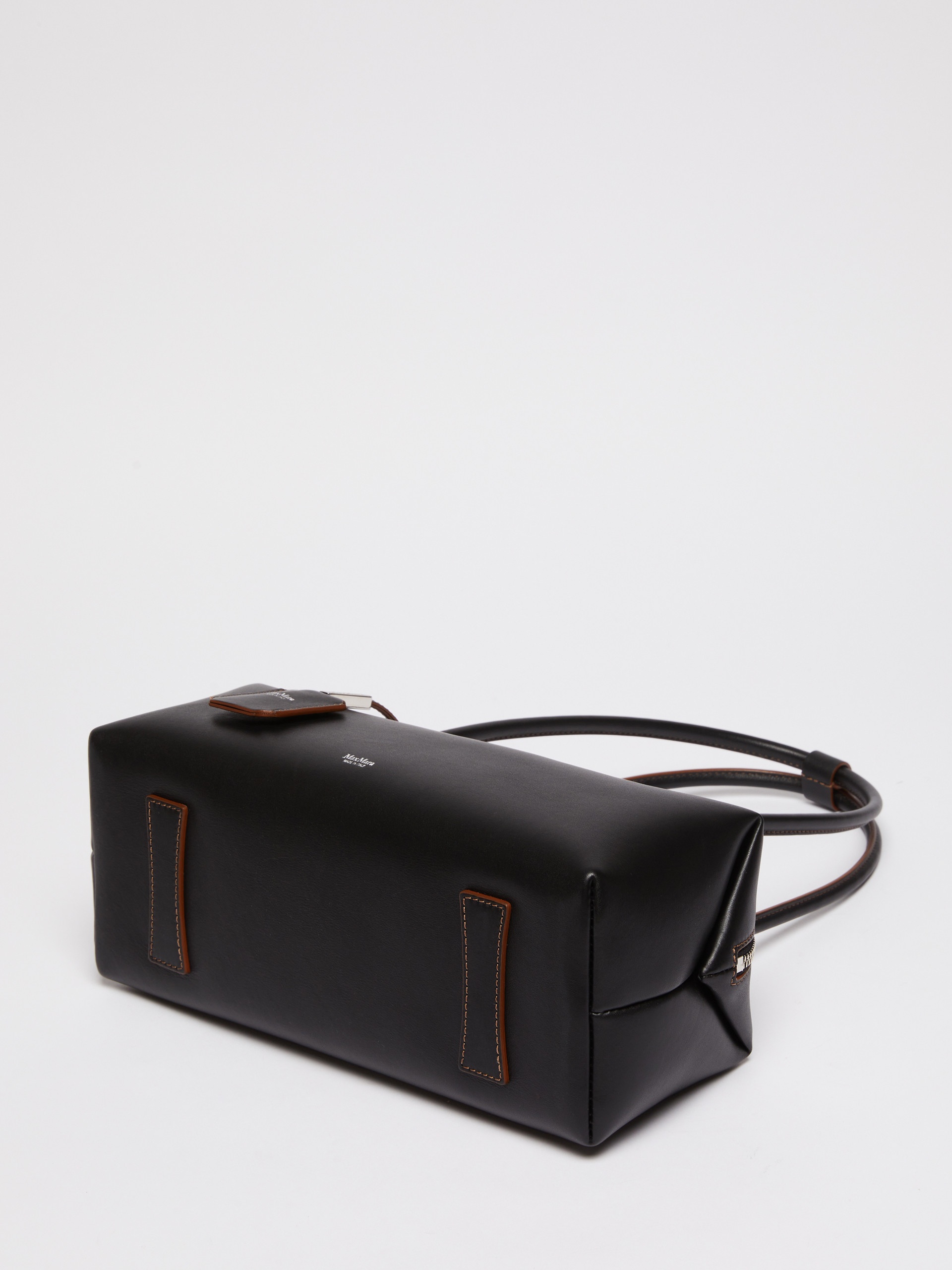 HOLDALLSTRING Natural leather bowler bag - 6