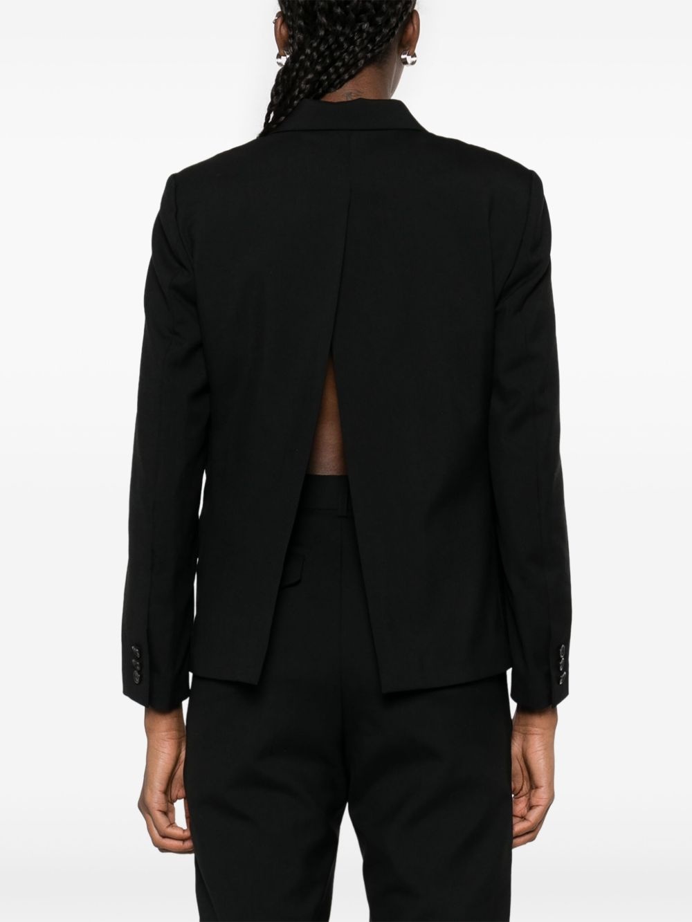 x Comme Des Garcons cut-out blazer - 4