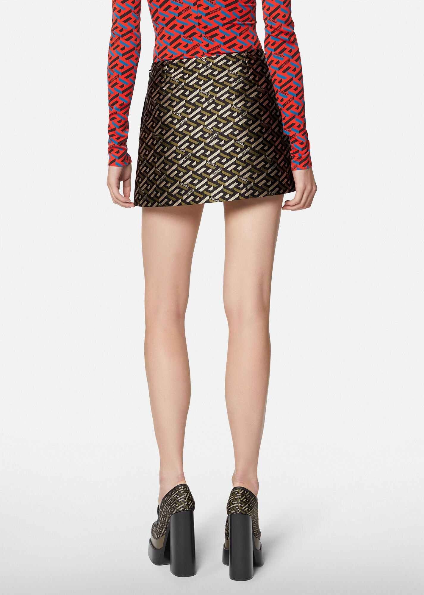 La Greca Jacquard Skirt - 3