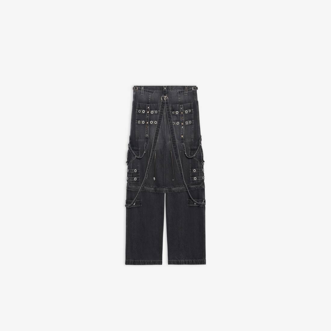 Men's Raver Baggy Pants in Black - 2
