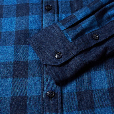 Blue Blue Japan Blue Blue Japan Flannel Mura Bassen Check Shirt outlook