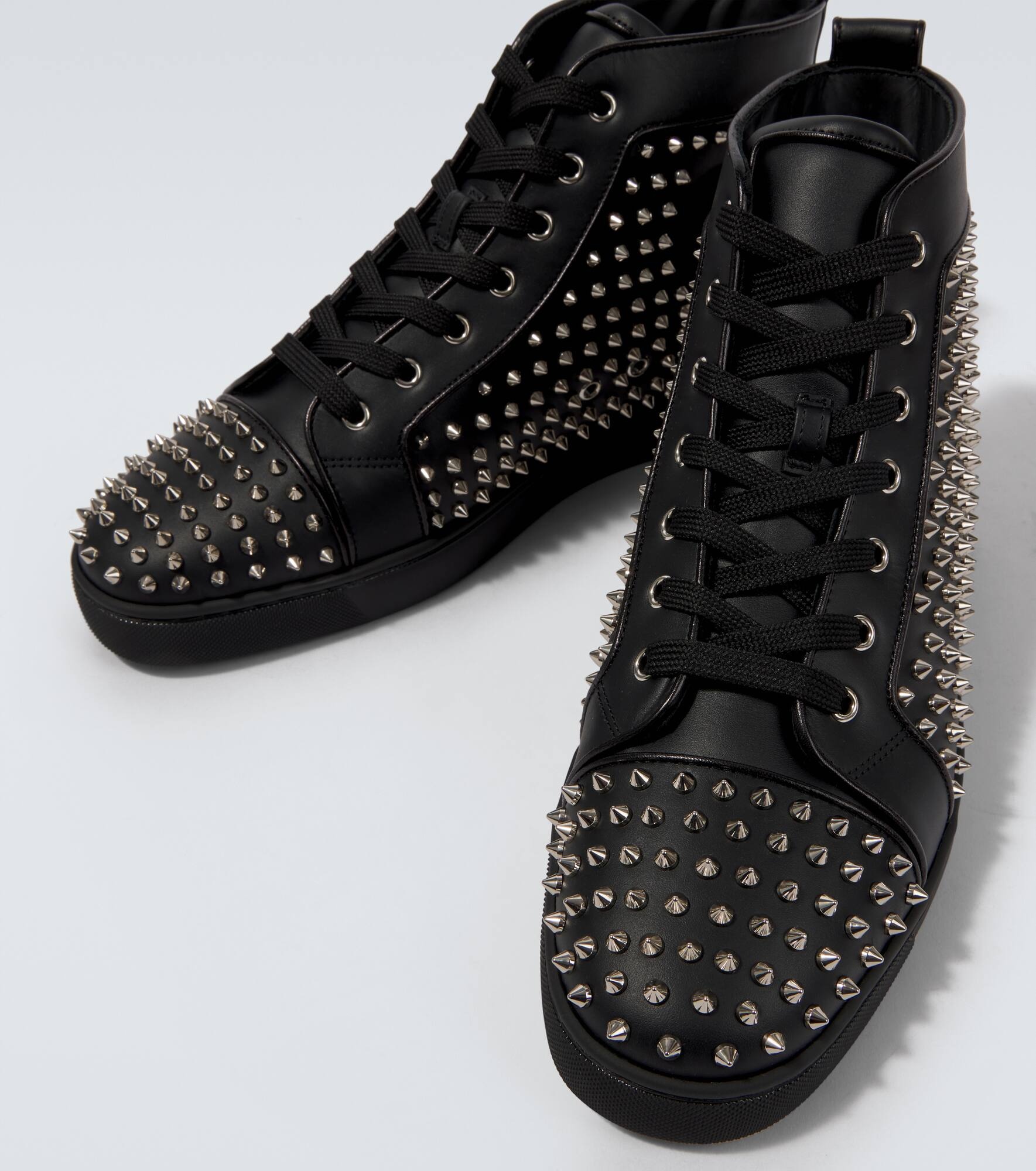 Louis Spikes leather sneakers - 3
