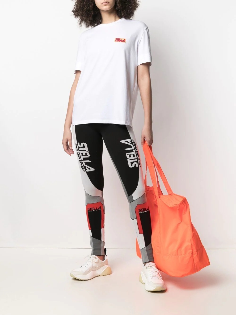 Sporty logo-print leggings - 2
