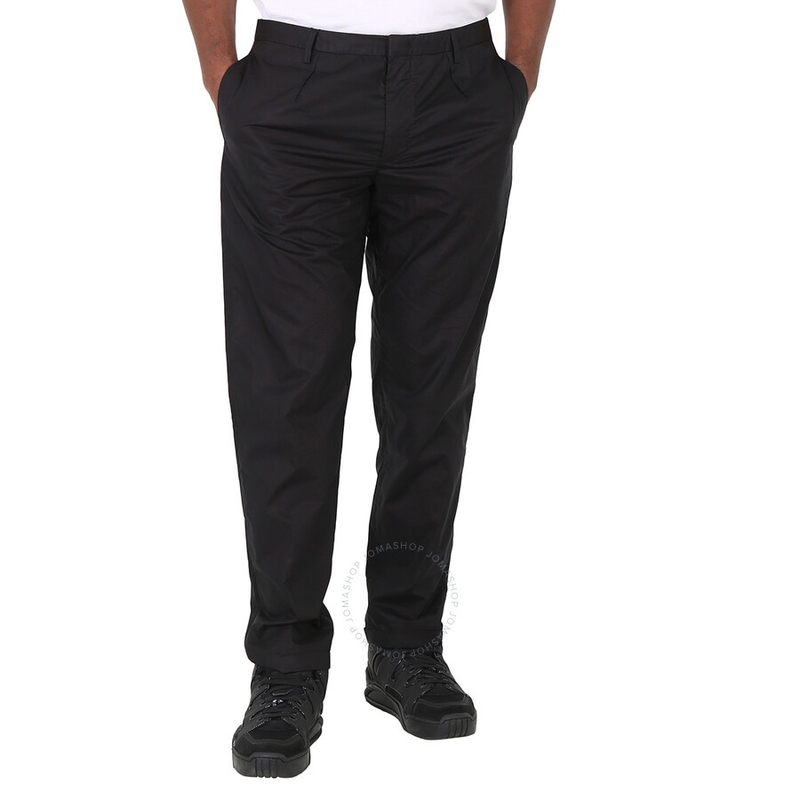 Emporio Armani Men's Black Ultra-Light Poplin Chinos - 3