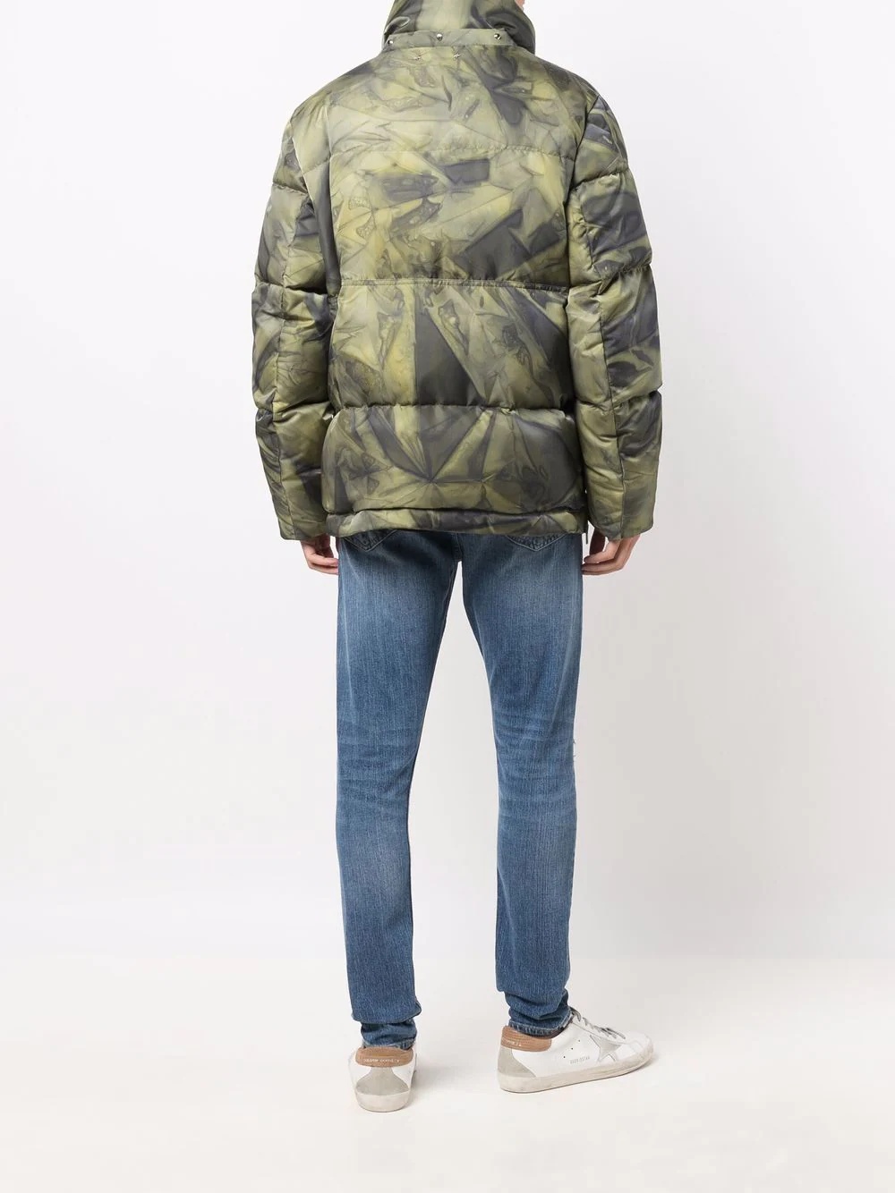 camouflage-print padded coat - 6