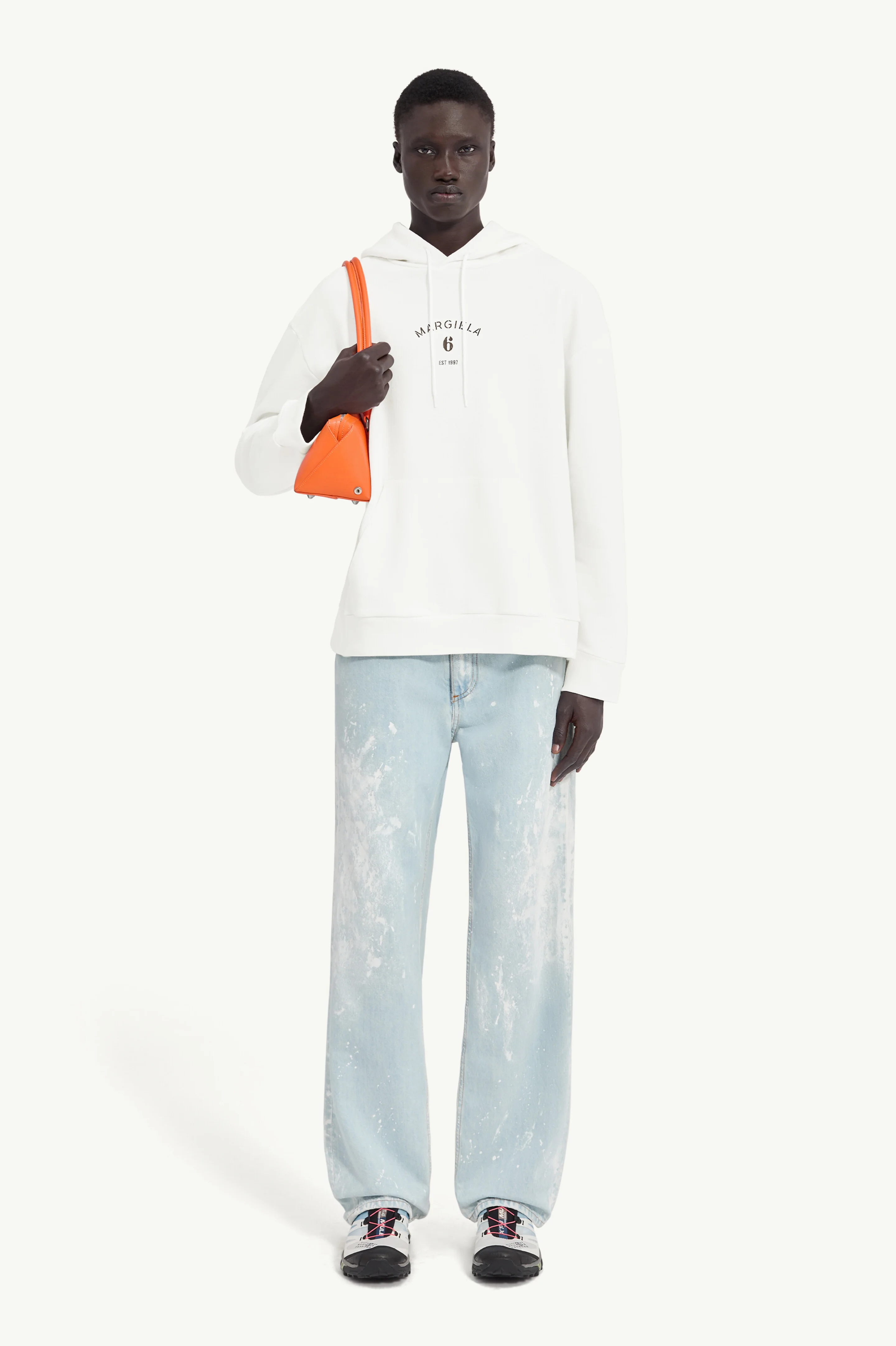 Mannequin Print Hooded Sweatshirt - 1