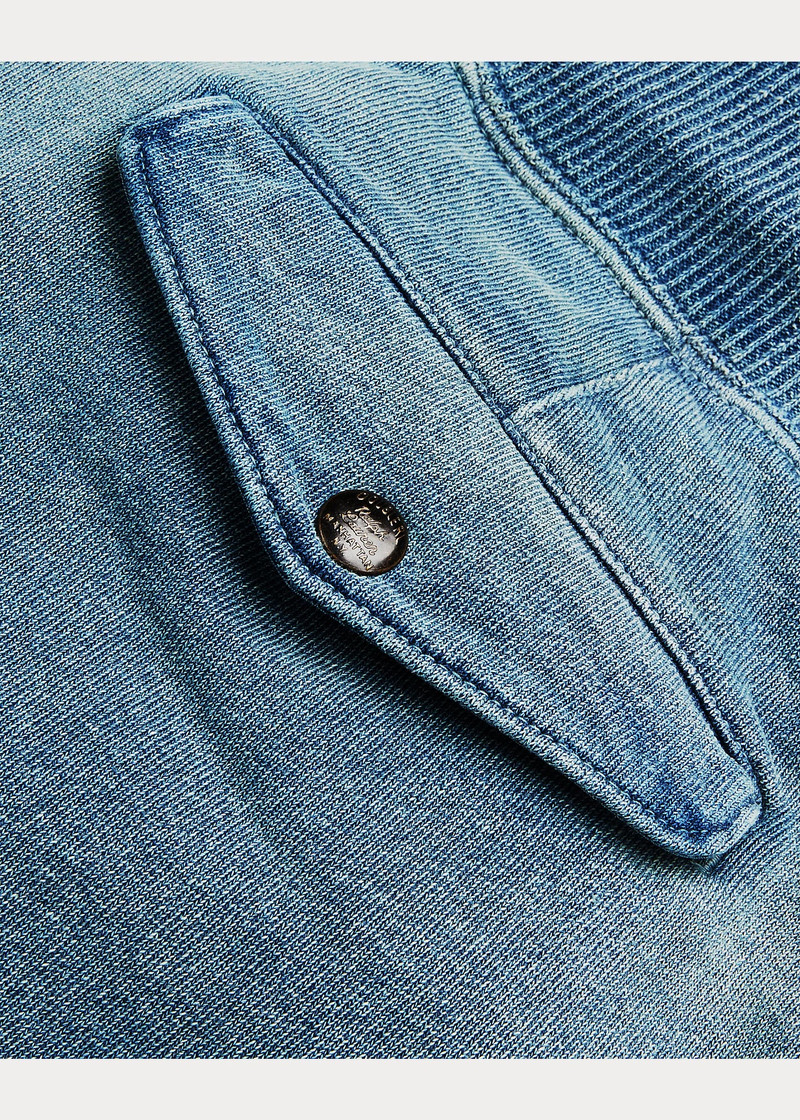 Indigo French Terry Sweatpant 4