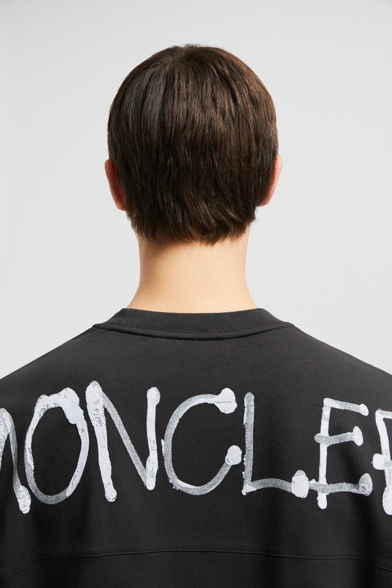 Graffiti Logo Cotton T-Shirt 7