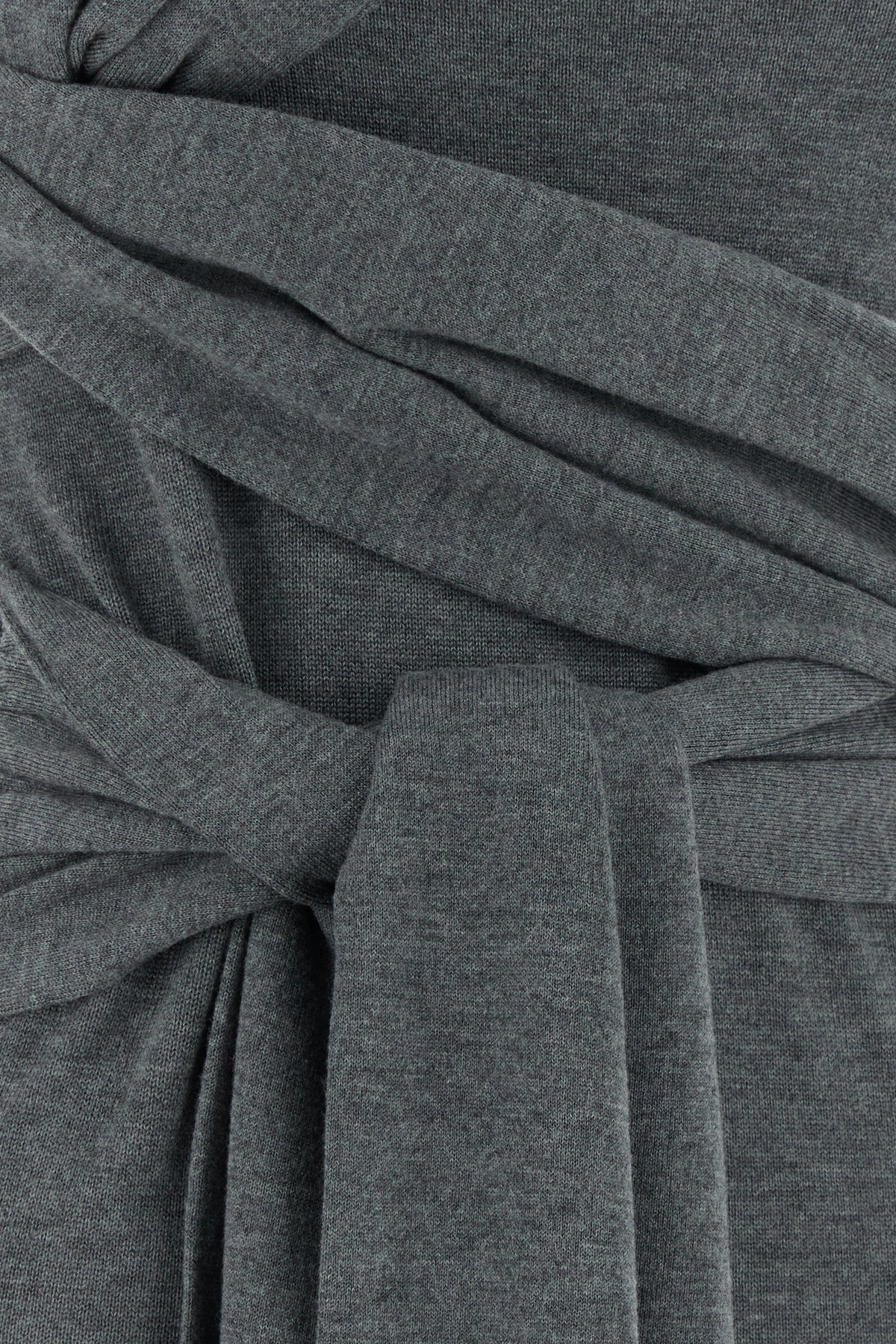 Grey jersey dress - 3