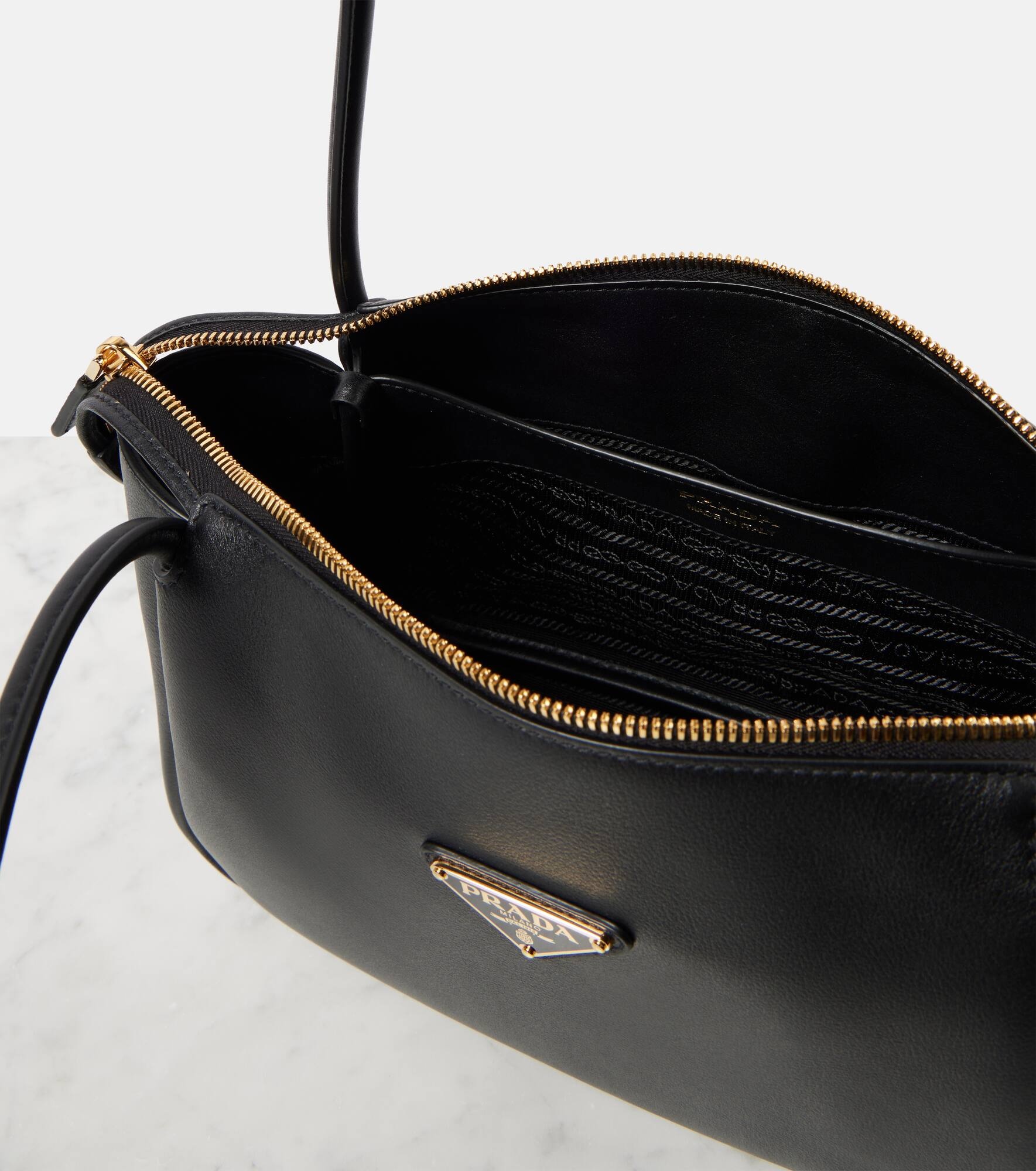 Medium leather shoulder bag - 3