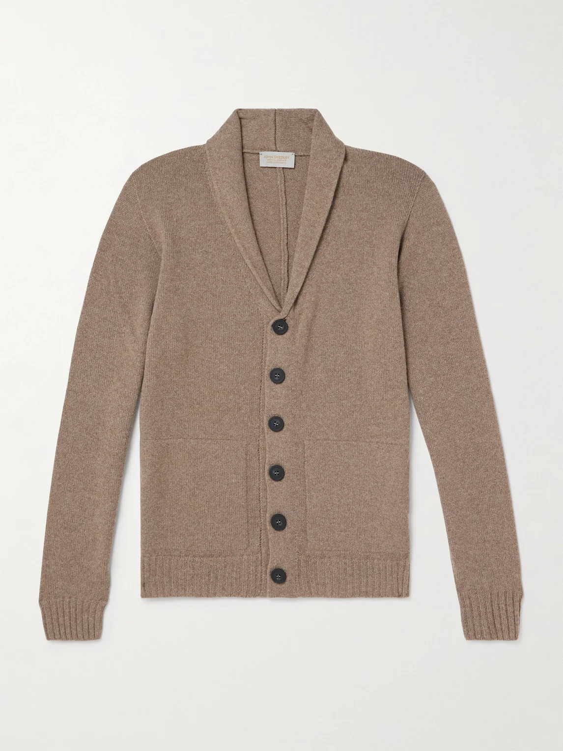 Rockford Shawl-Collar Recycled-Cashmere and Merino Wool-Blend Cardigan - 1