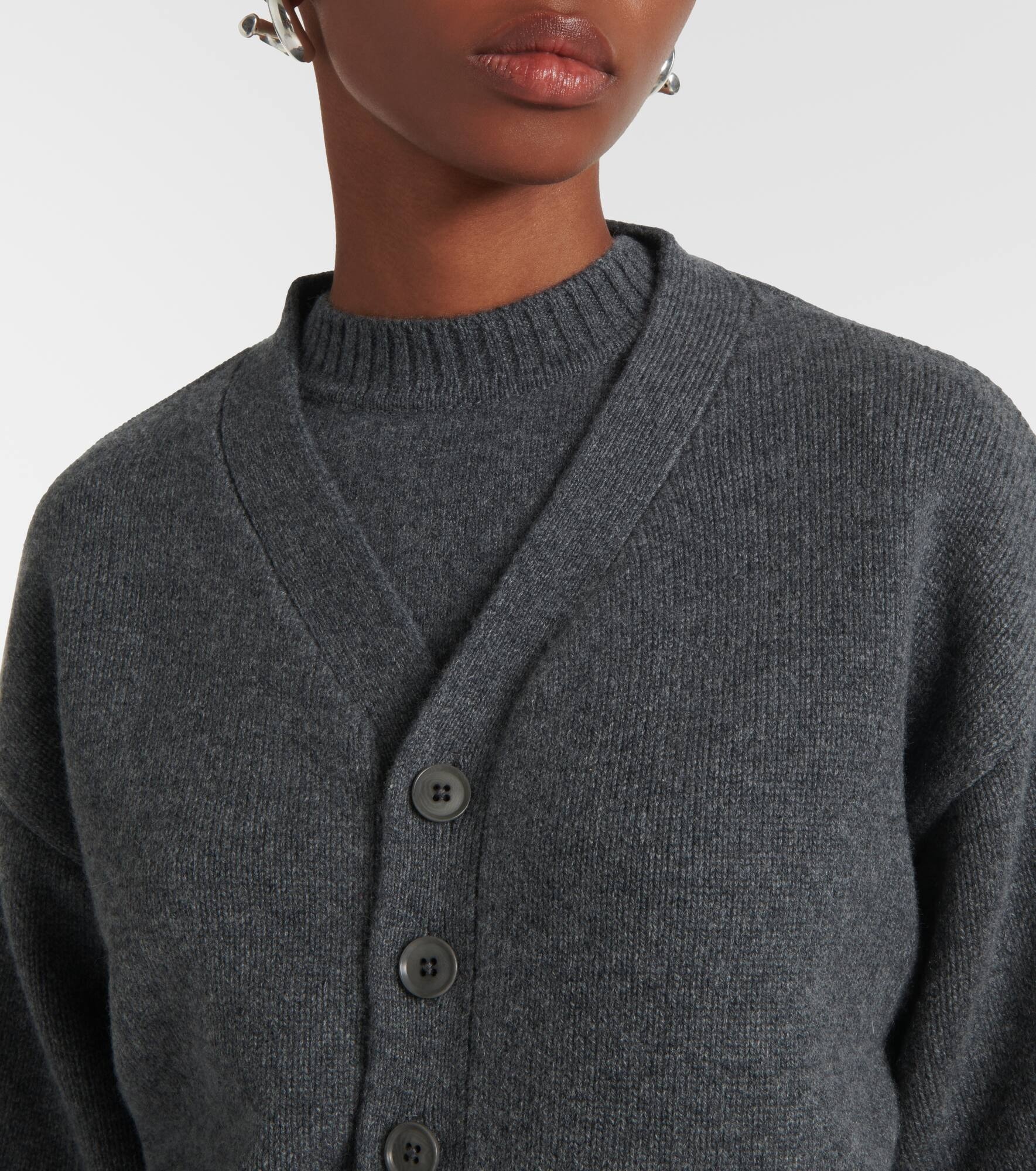 N°309 Clover cashmere-blend cardigan - 5