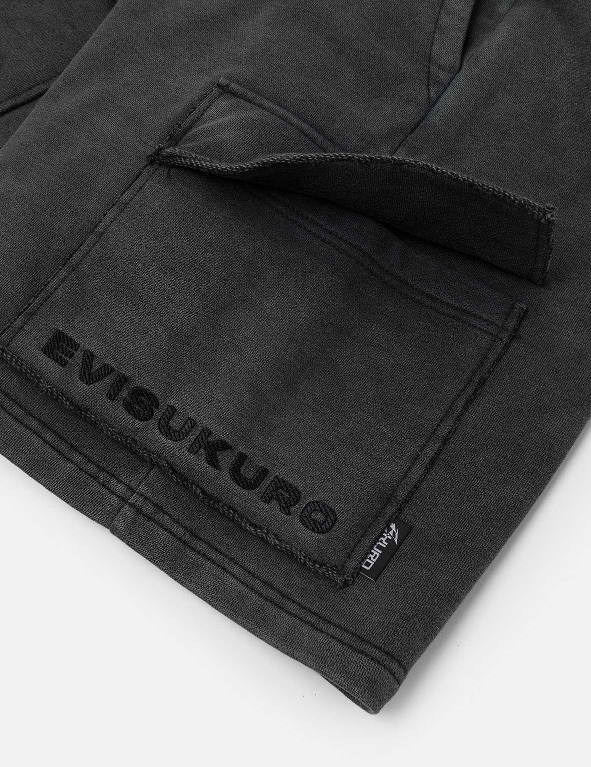 Seagull and Logo Embroidery Relax Fit Sun-Dried Finish Sweatshorts - 6