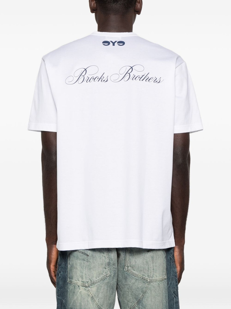 Brooks Brothers logo-print T-shirt 4
