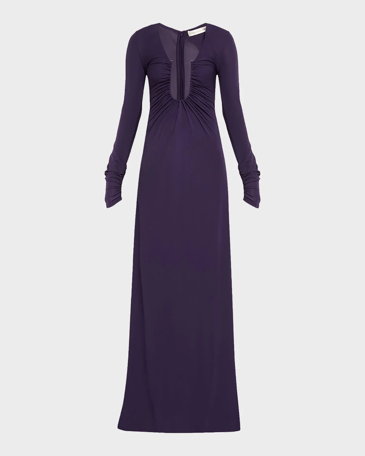 Arced Palm Long-Sleeve Dress - 1