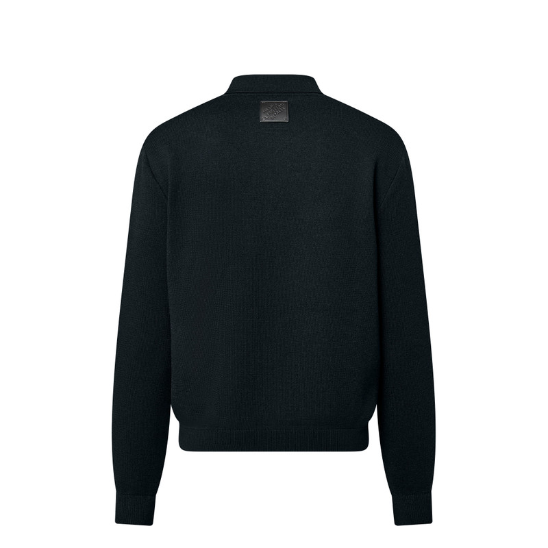 Knit Blouson With Leather Details 4