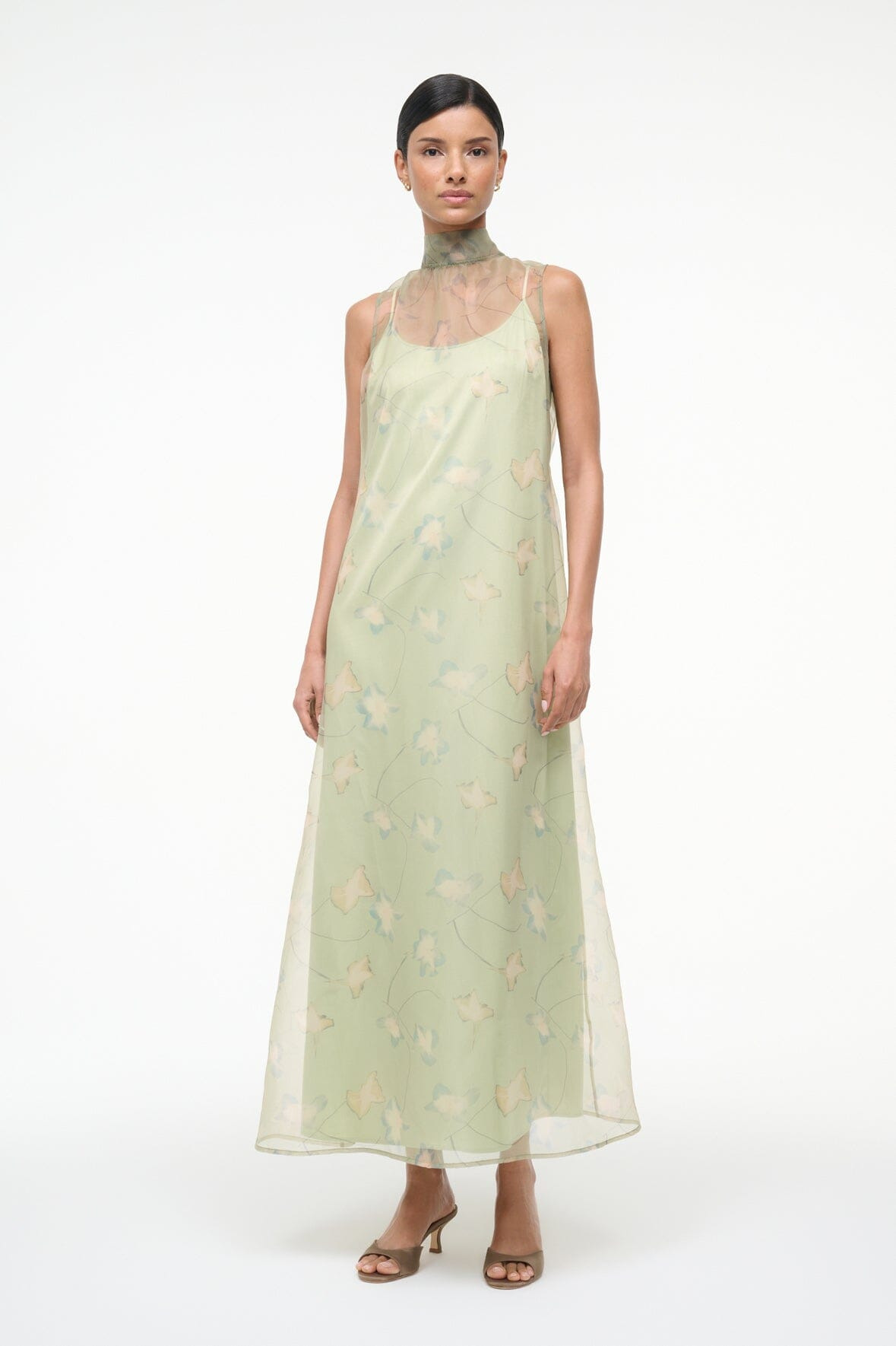 STAUD ALBEE DRESS BOTANICAL MOSS - 2