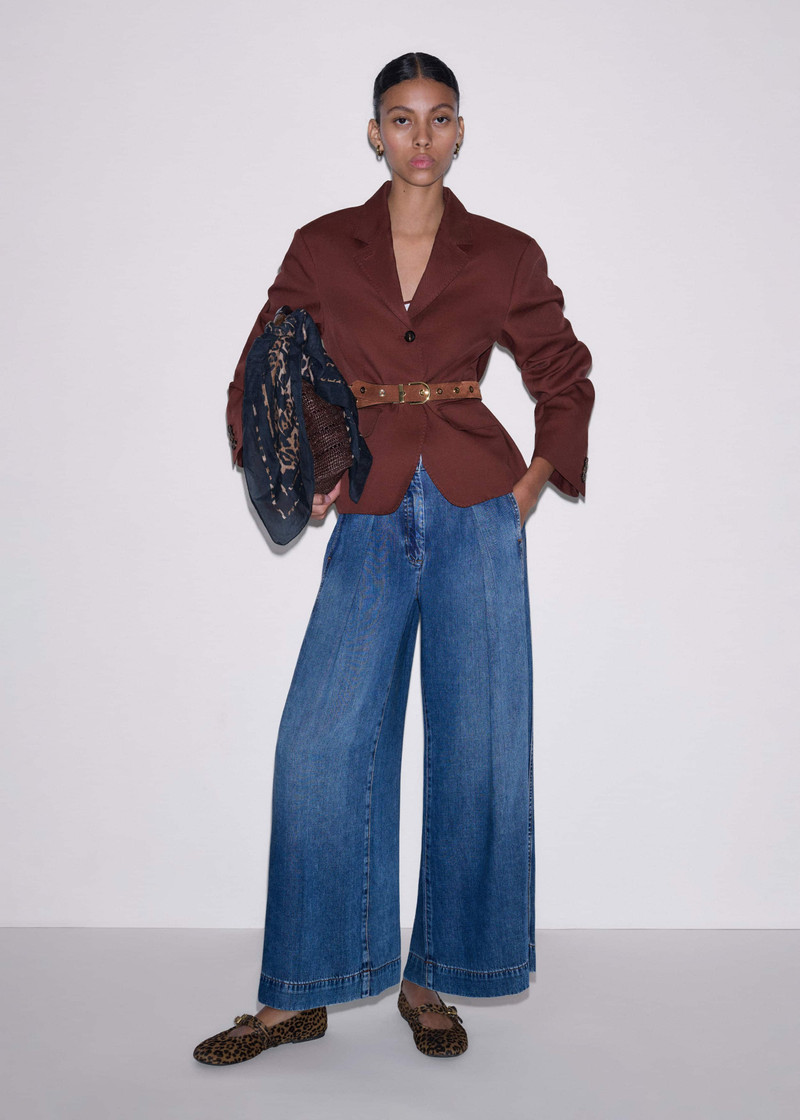 ME+EM Straight Culotte Jean outlook