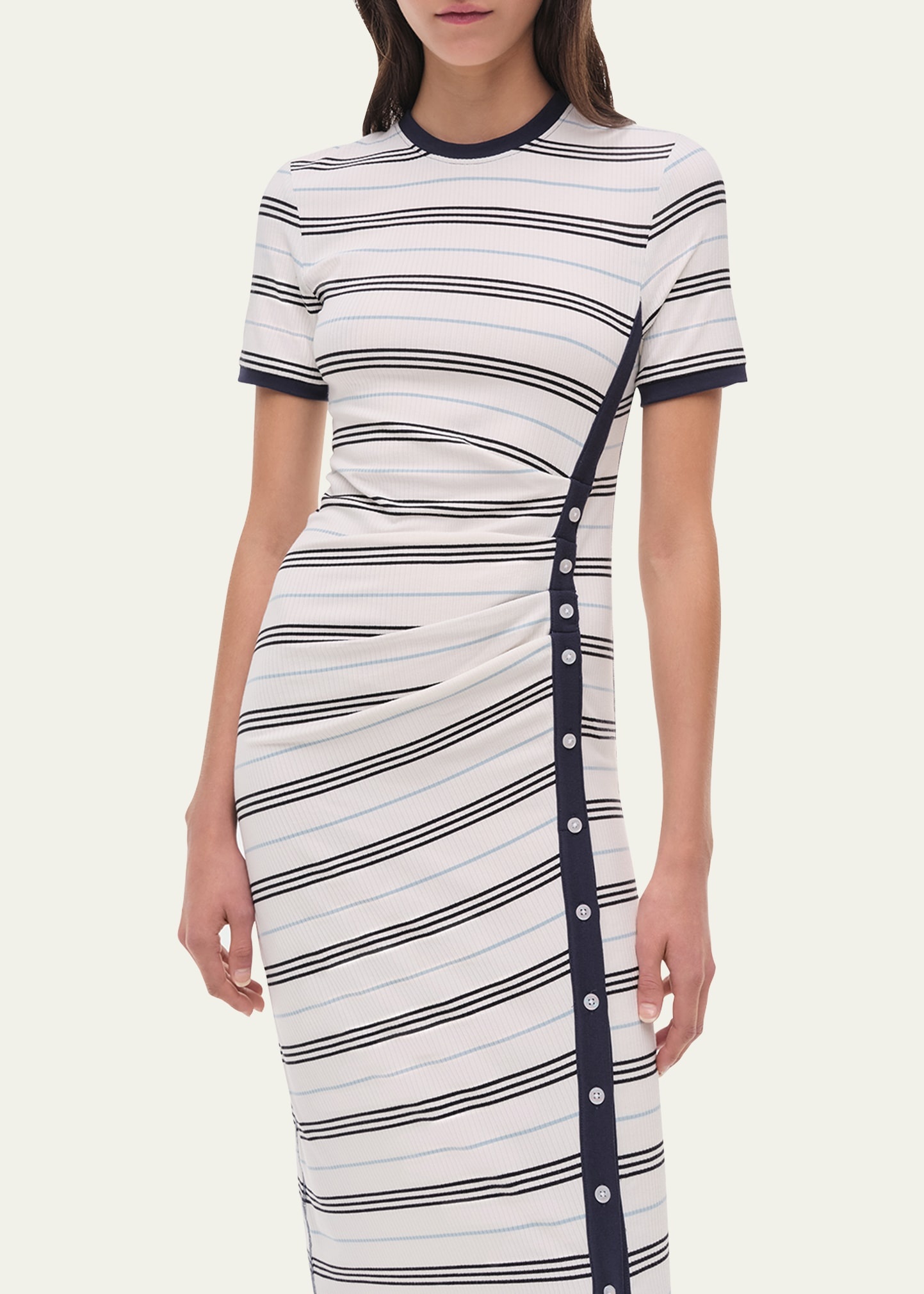 Shanna Short-Sleeve Midi Dress - 5
