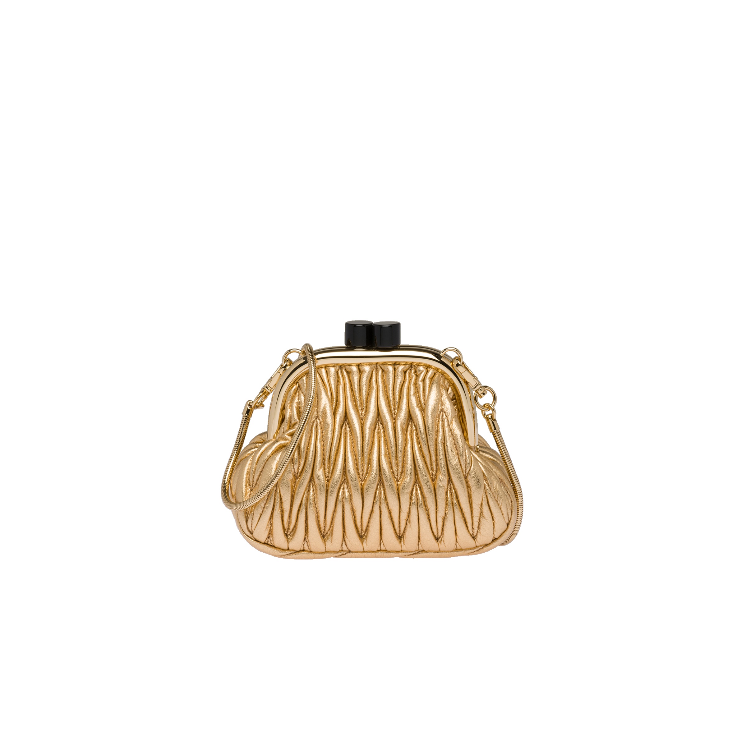 Miu Belle nappa leather mini-bag - 4