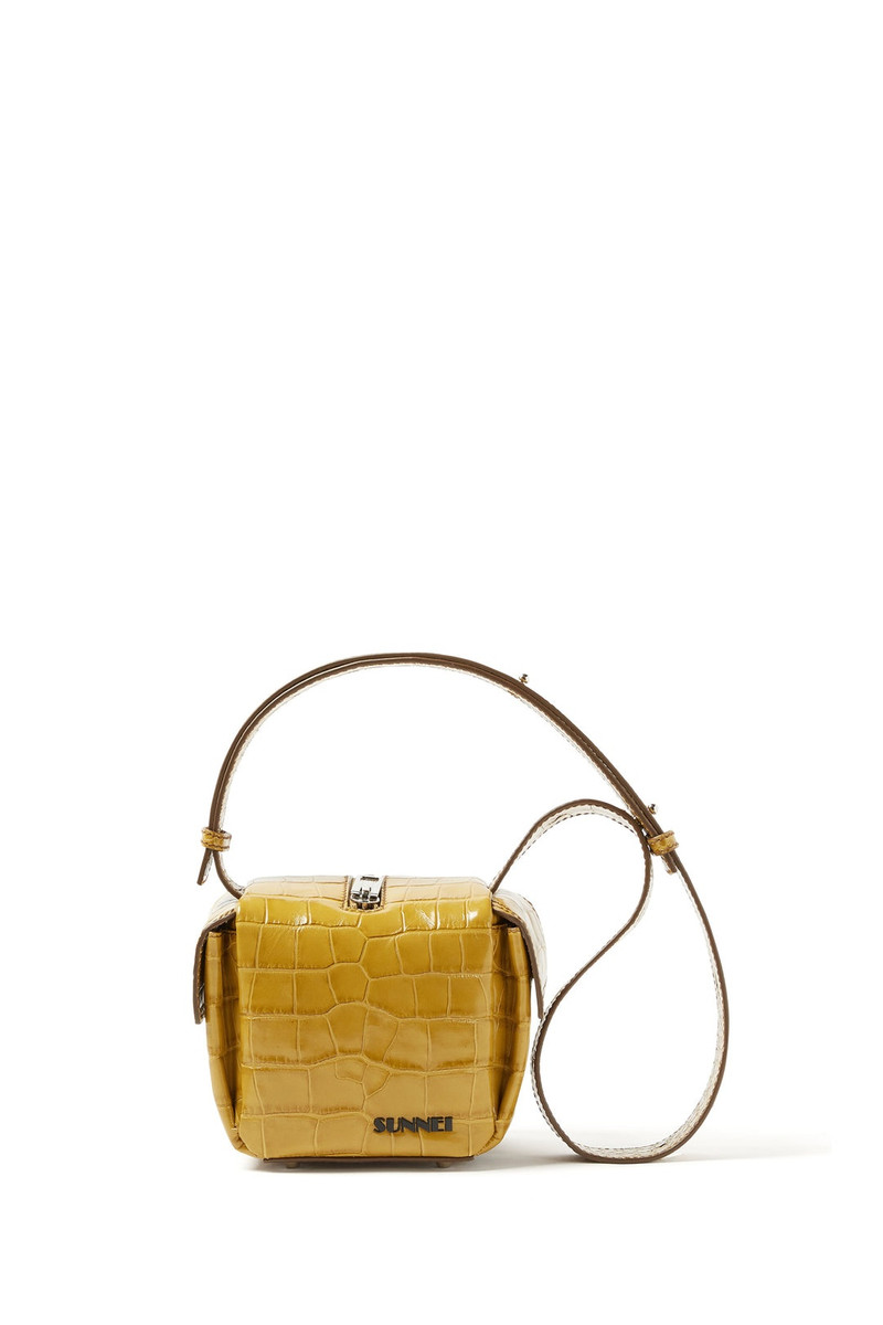 LACUBETTO BAG / gold croco 1