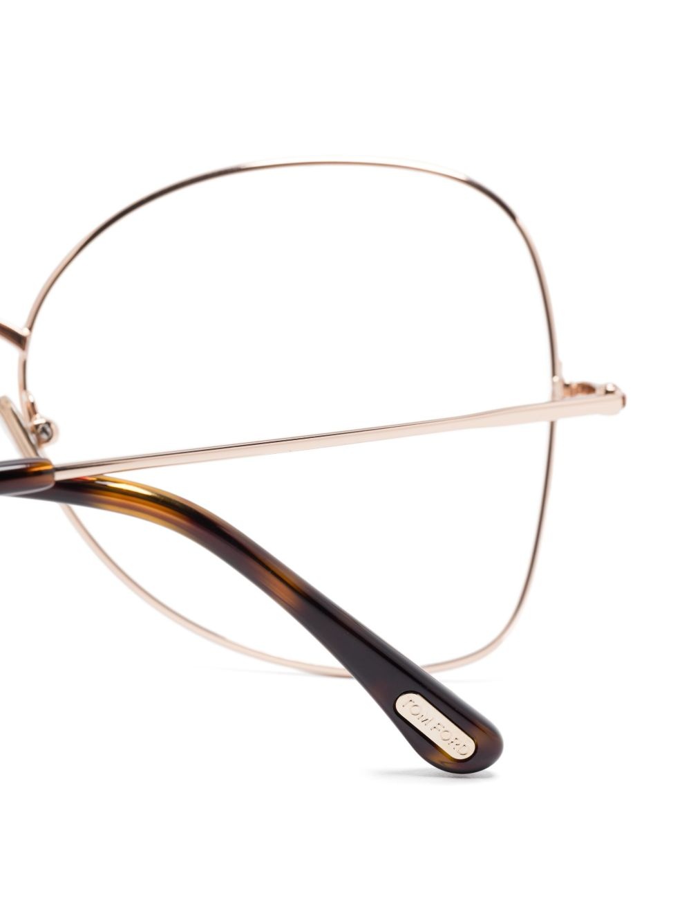 geometric-frame glasses - 3