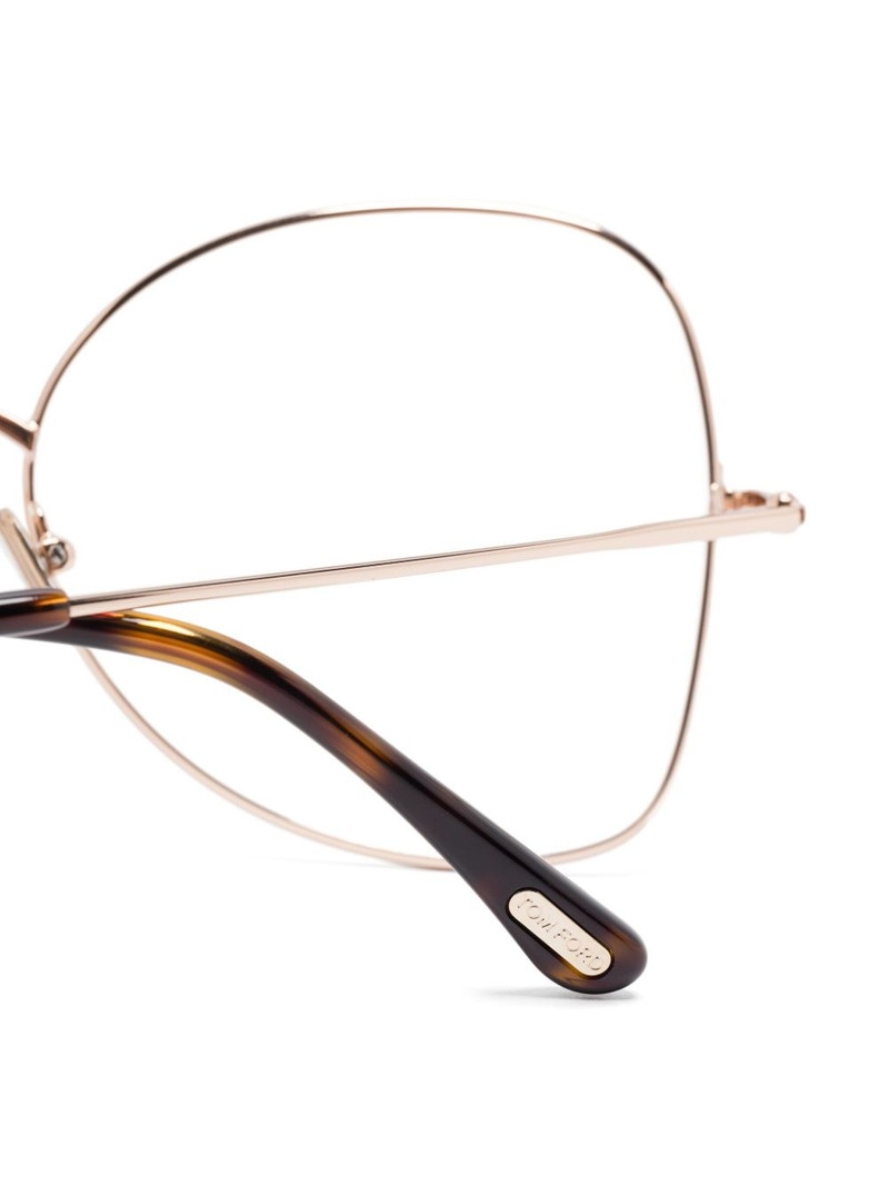 geometric-frame glasses 3