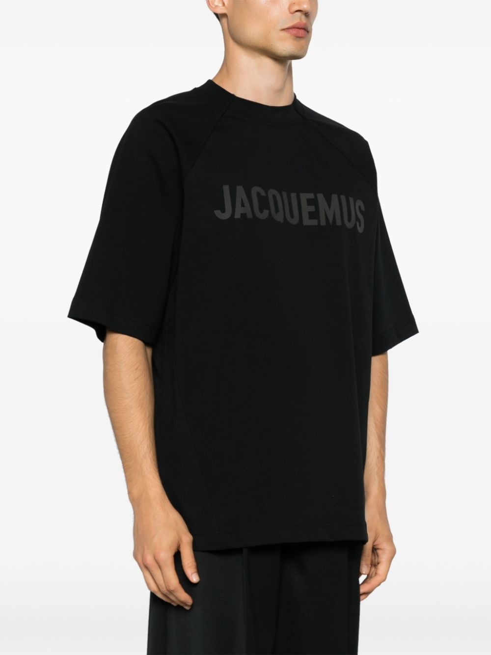 appliqué-logo crew-neck T-shirt - 3