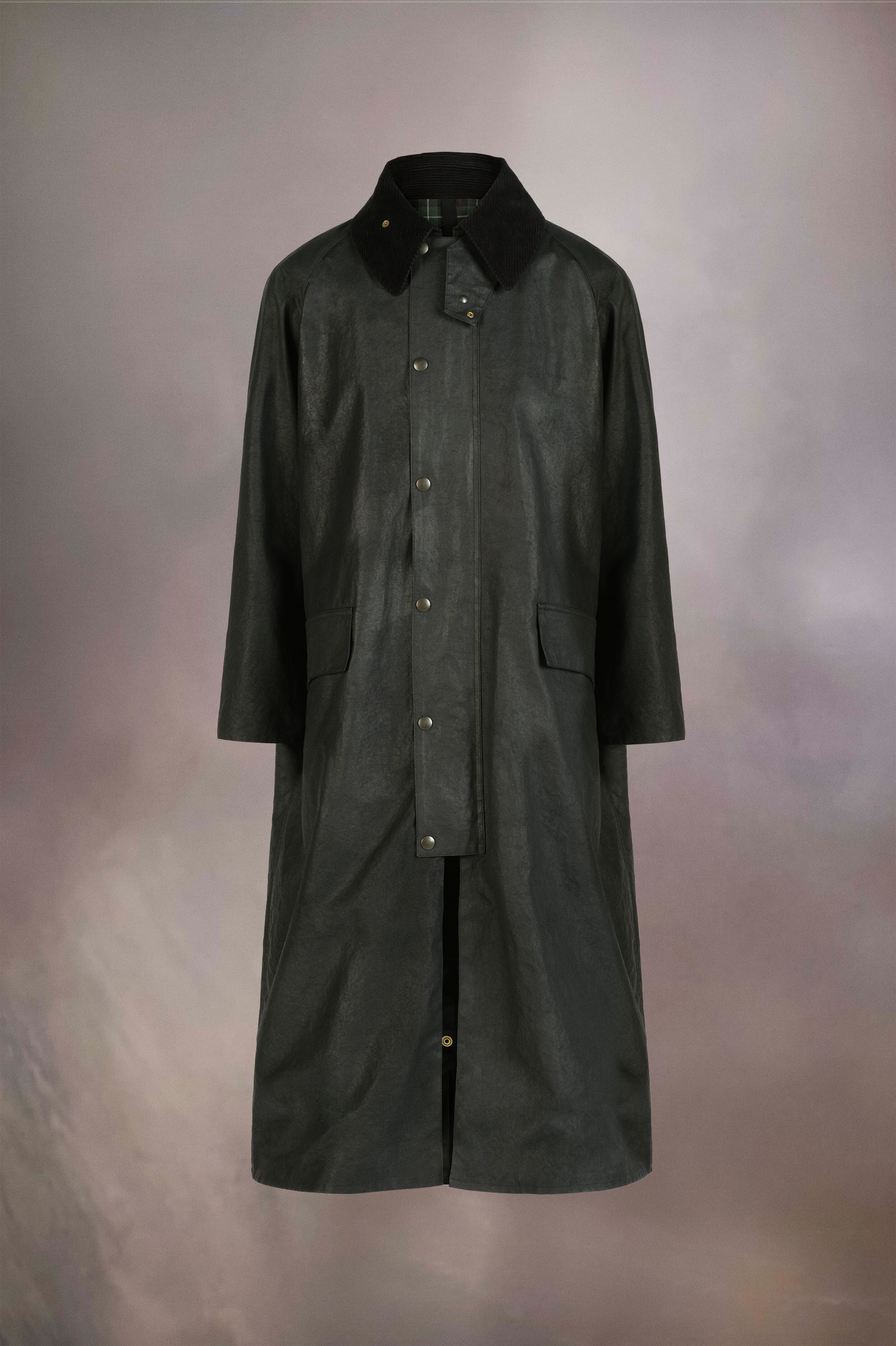 Cotton canvas coat - 1