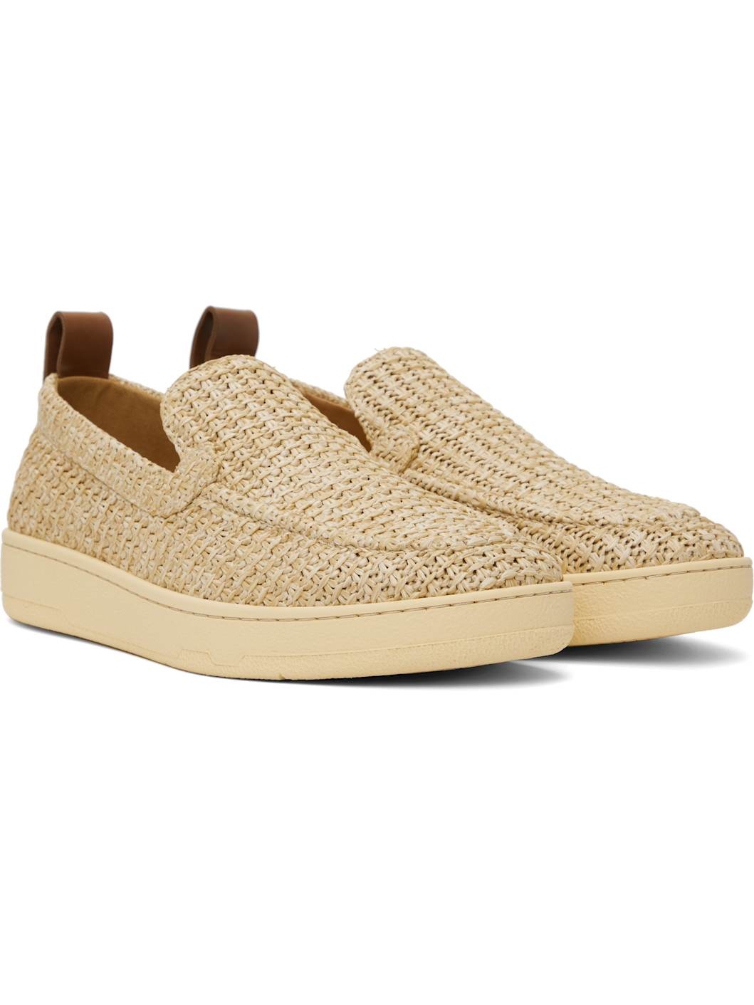 Beige Cruiser Raffia Sneakers - 4