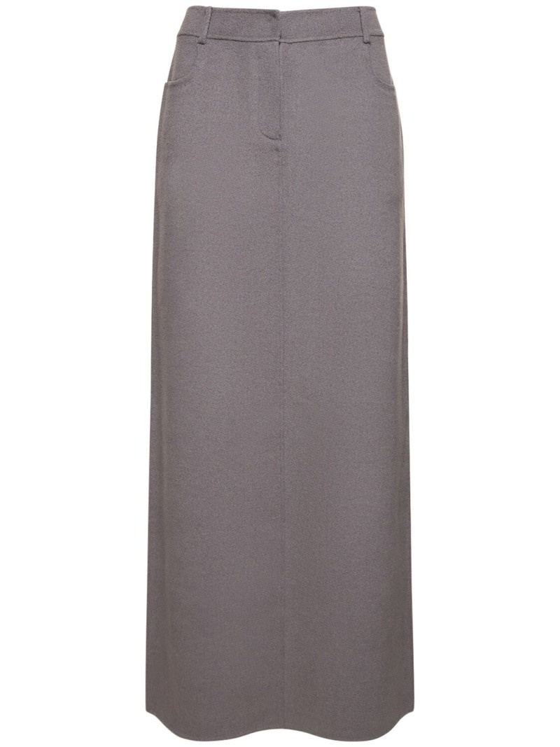 Malvo wool long pencil skirt - 1