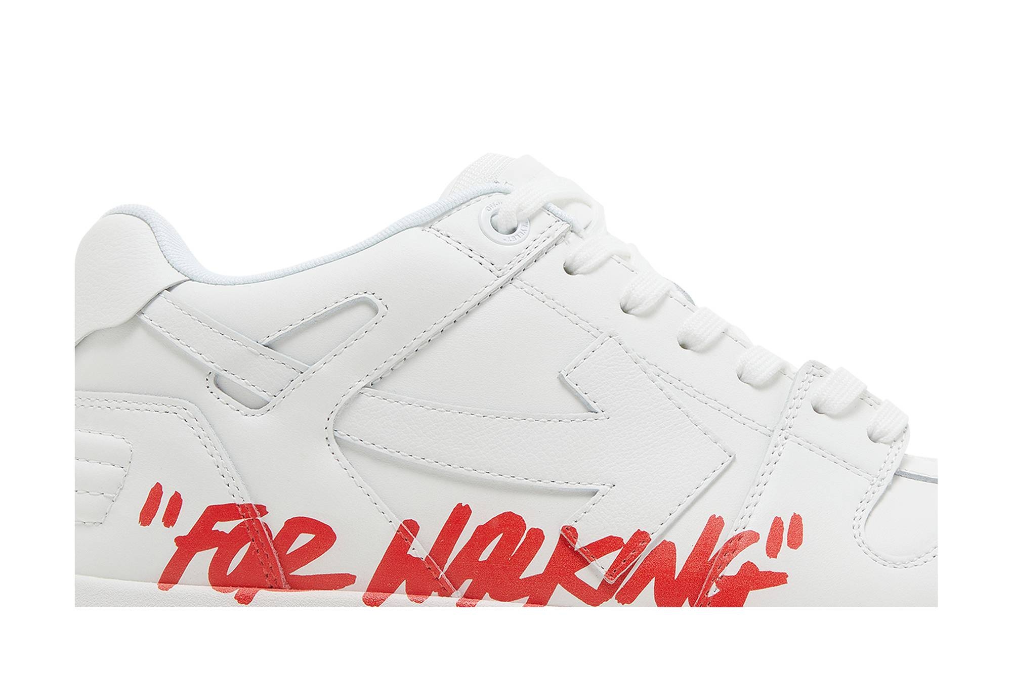 Off-White Out of Office Low 'For Walking - White Red' 2023 - 2