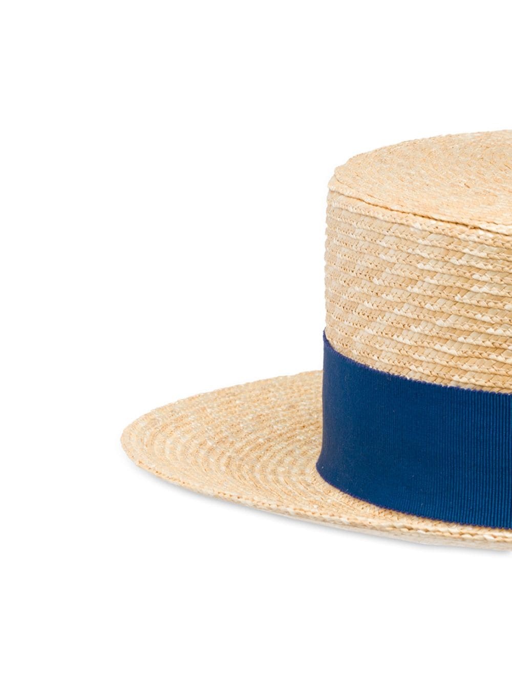 ribbon detail straw hat - 2