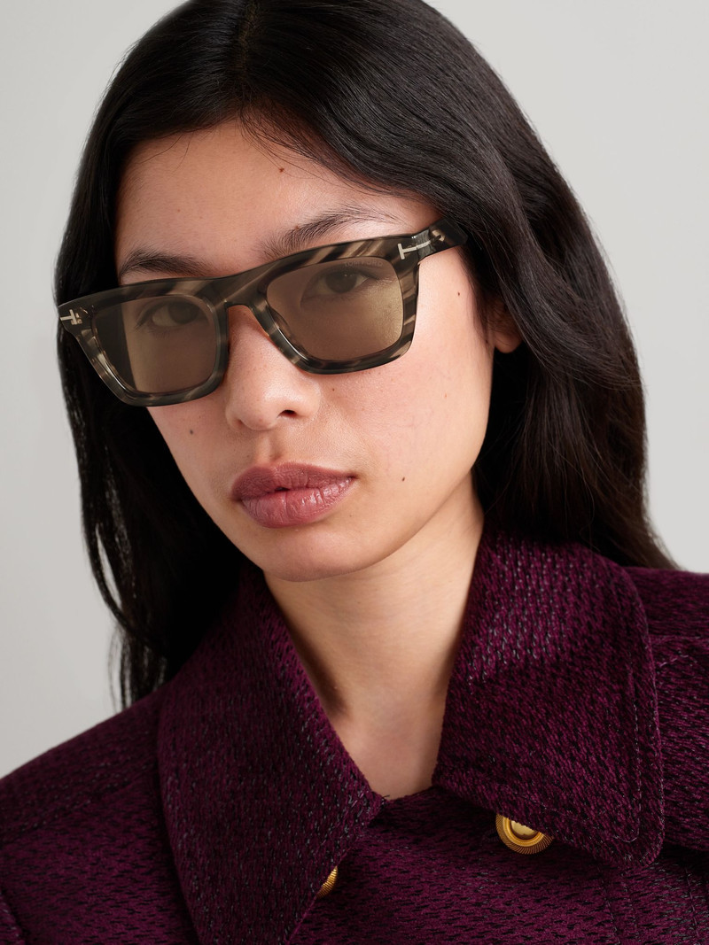 TOM FORD Lelio D-frame tortoiseshell acetate sunglasses Tortoiseshell outlook