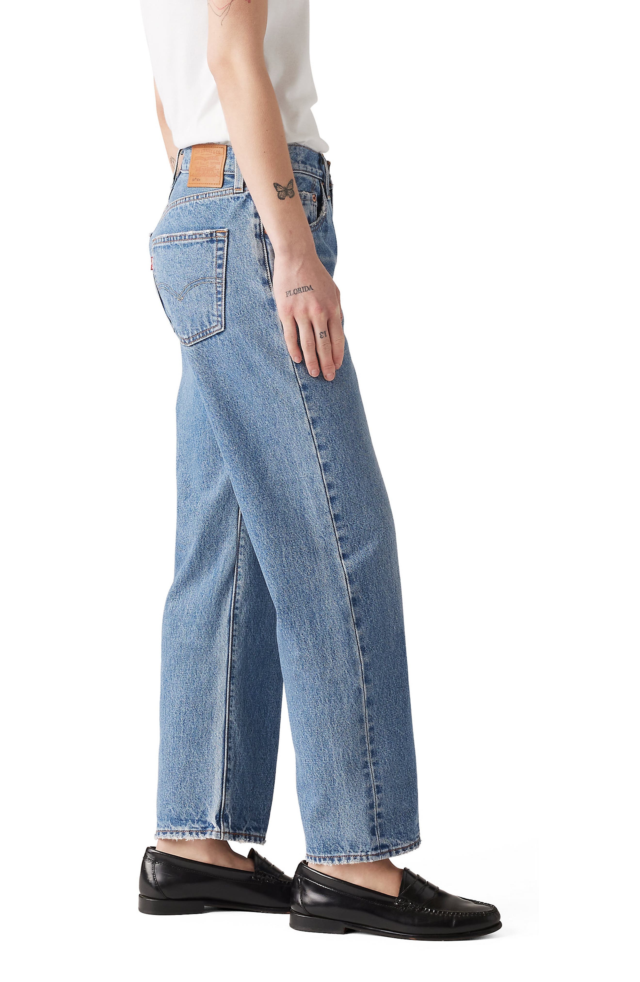levi's 501® '90s Straight Leg Ankle Jeans in Sweetest Taboo at Nordstrom - 3