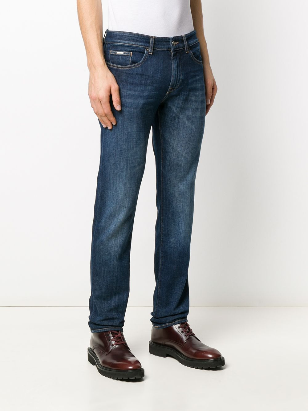 slim-fit denim jeans - 3