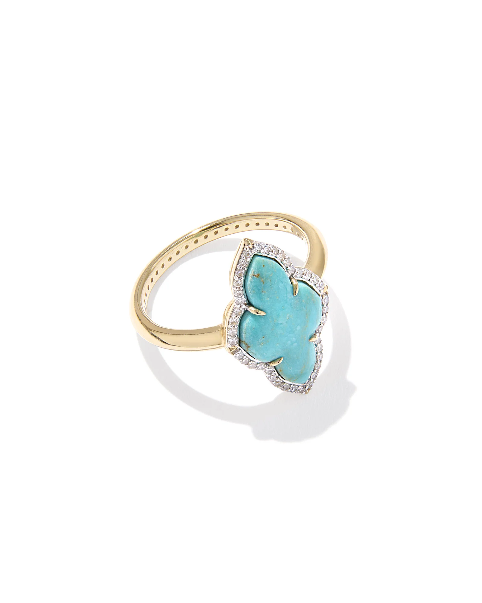 Abbie 14k Yellow Gold Cocktail Ring - 1