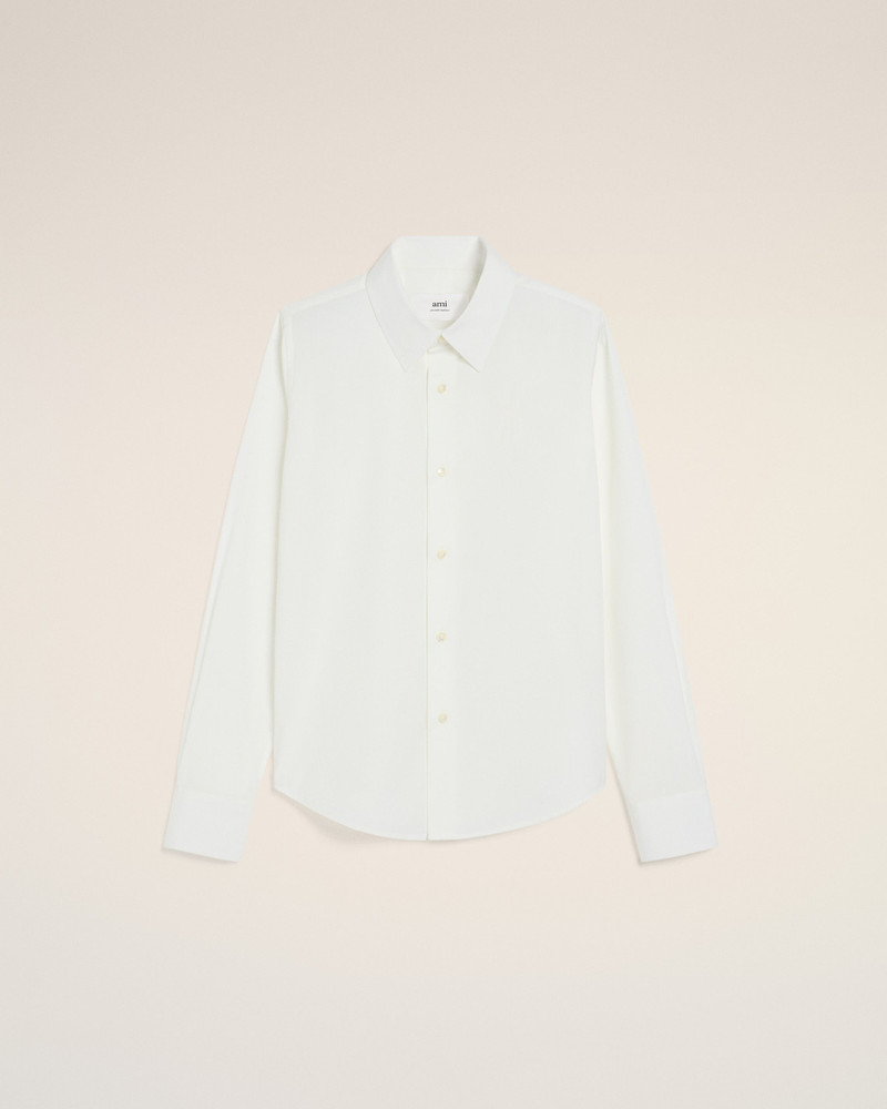 WHITE COTTON AMI DE COEUR CLASSIC SHIRT 1