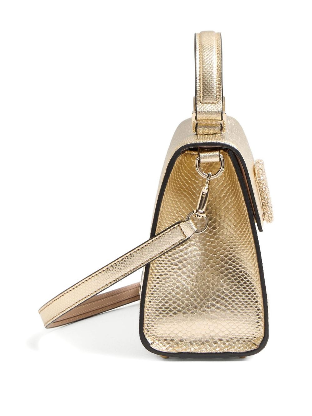 mini VSling metallic tote bag - 3