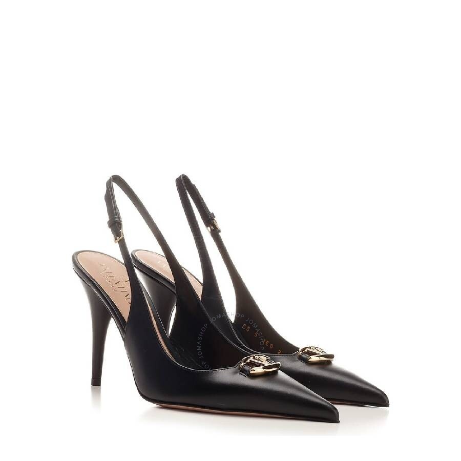 Valentino Logo Slingback Heel Pump - 2