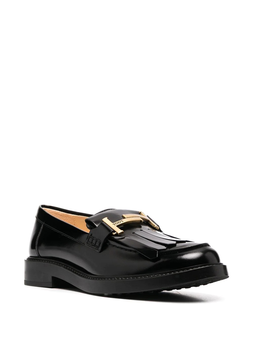 Double T buckle loafers - 2