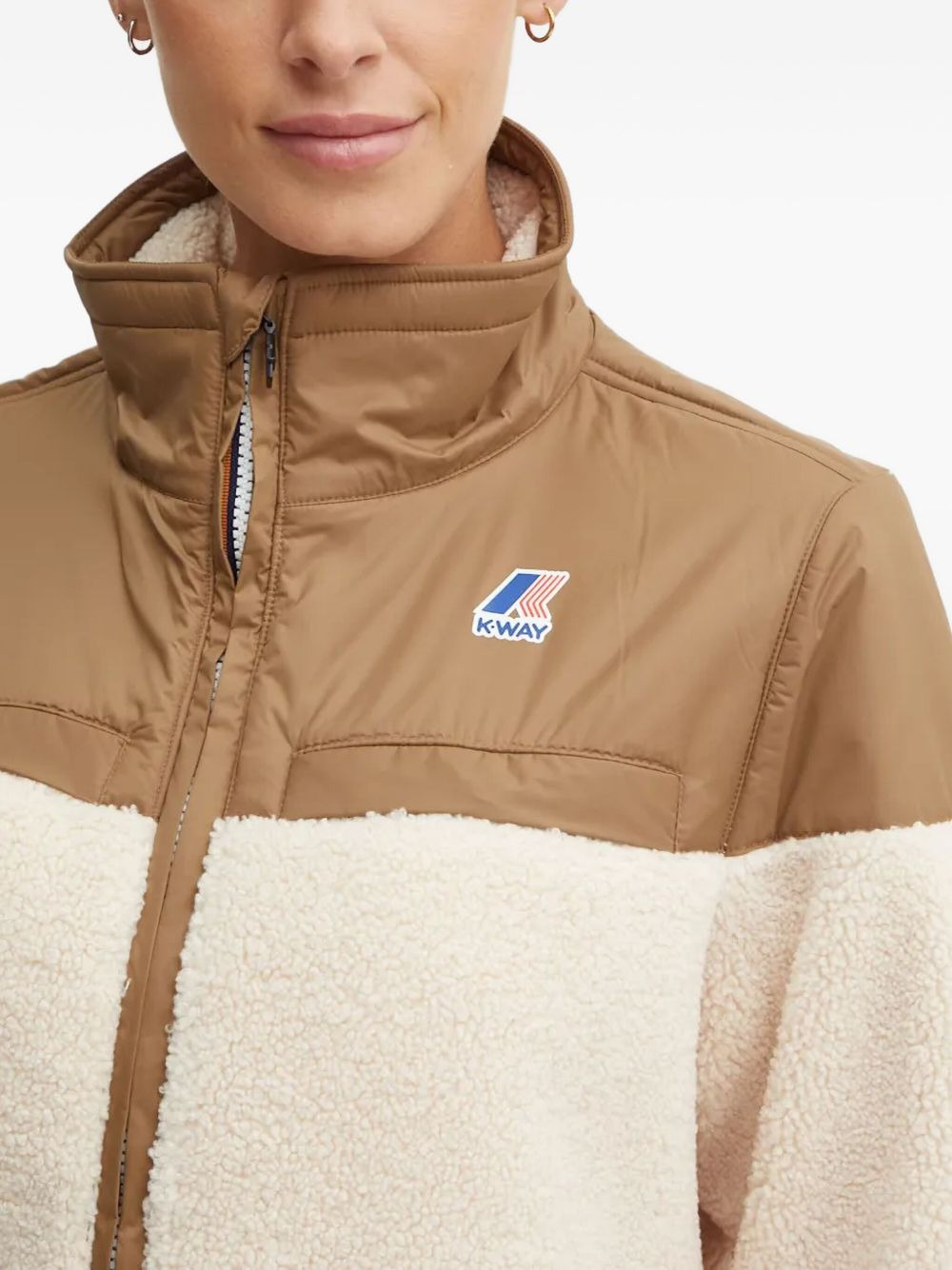zipped fleece jacket - 4