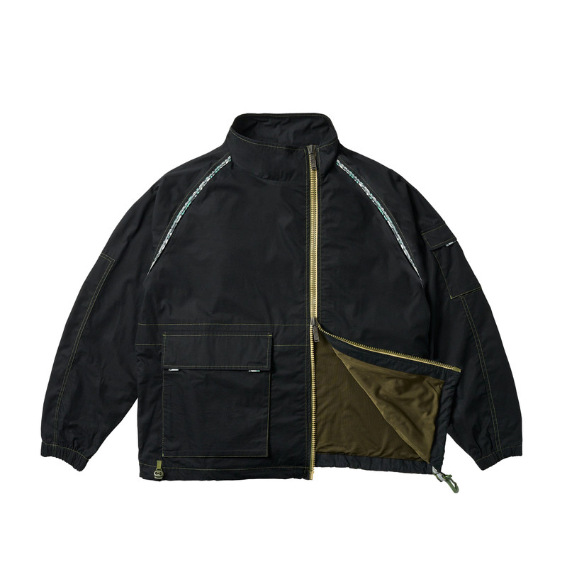 PALACE PALACE MAHARISHI ASYMETRIC TRACK JACKET BLACK outlook