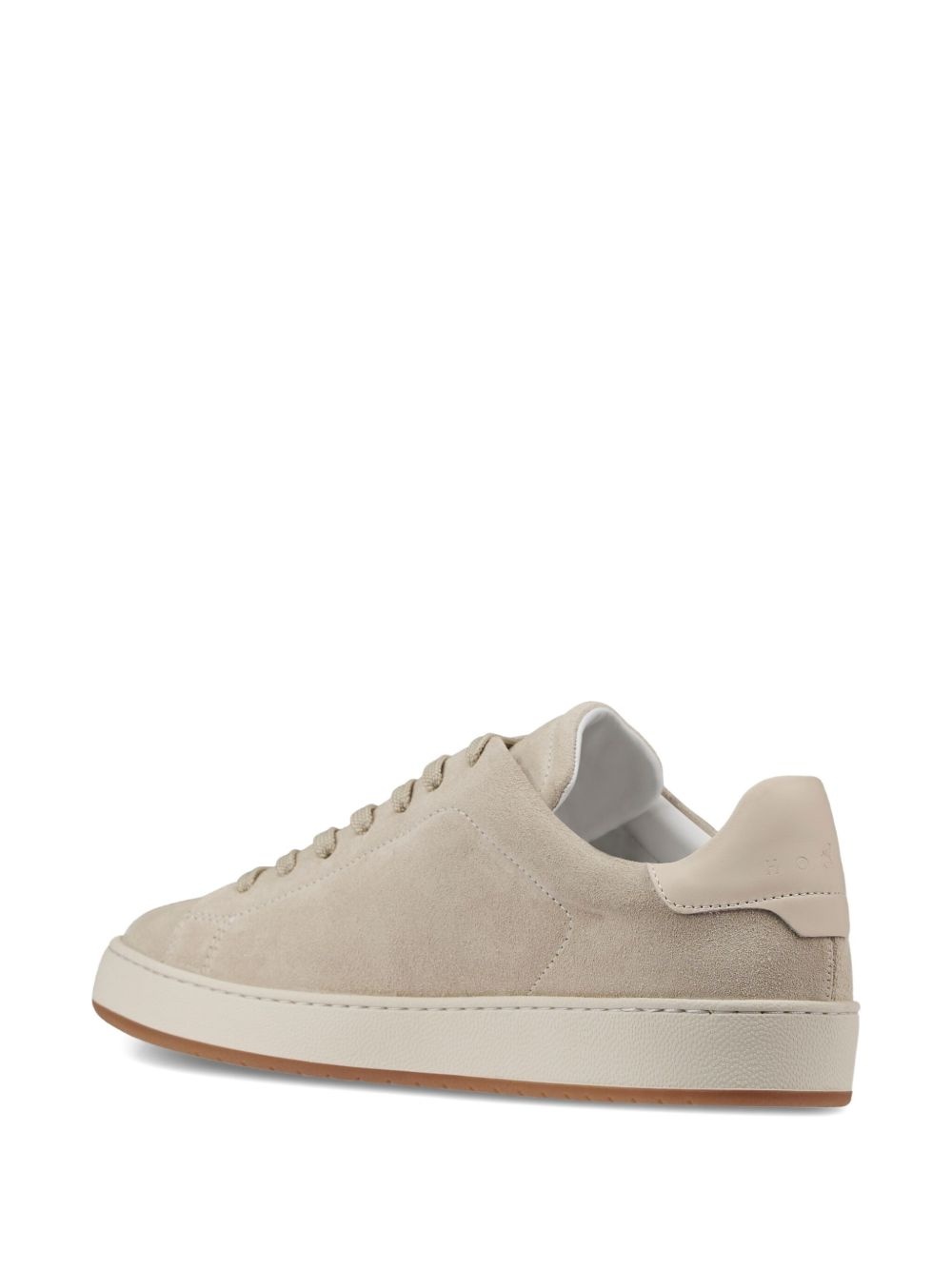suede lace-up sneakers - 3