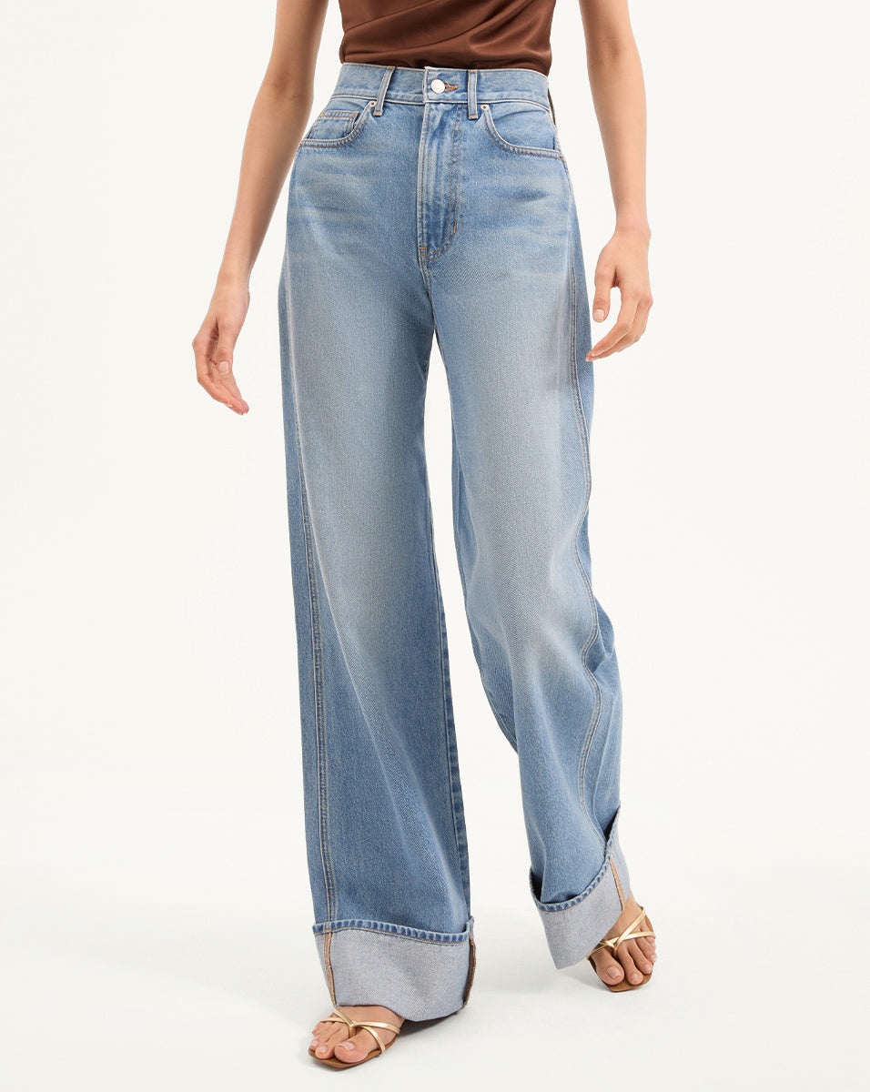 TAYLOR CUFFED WIDE-LEG JEAN - 3