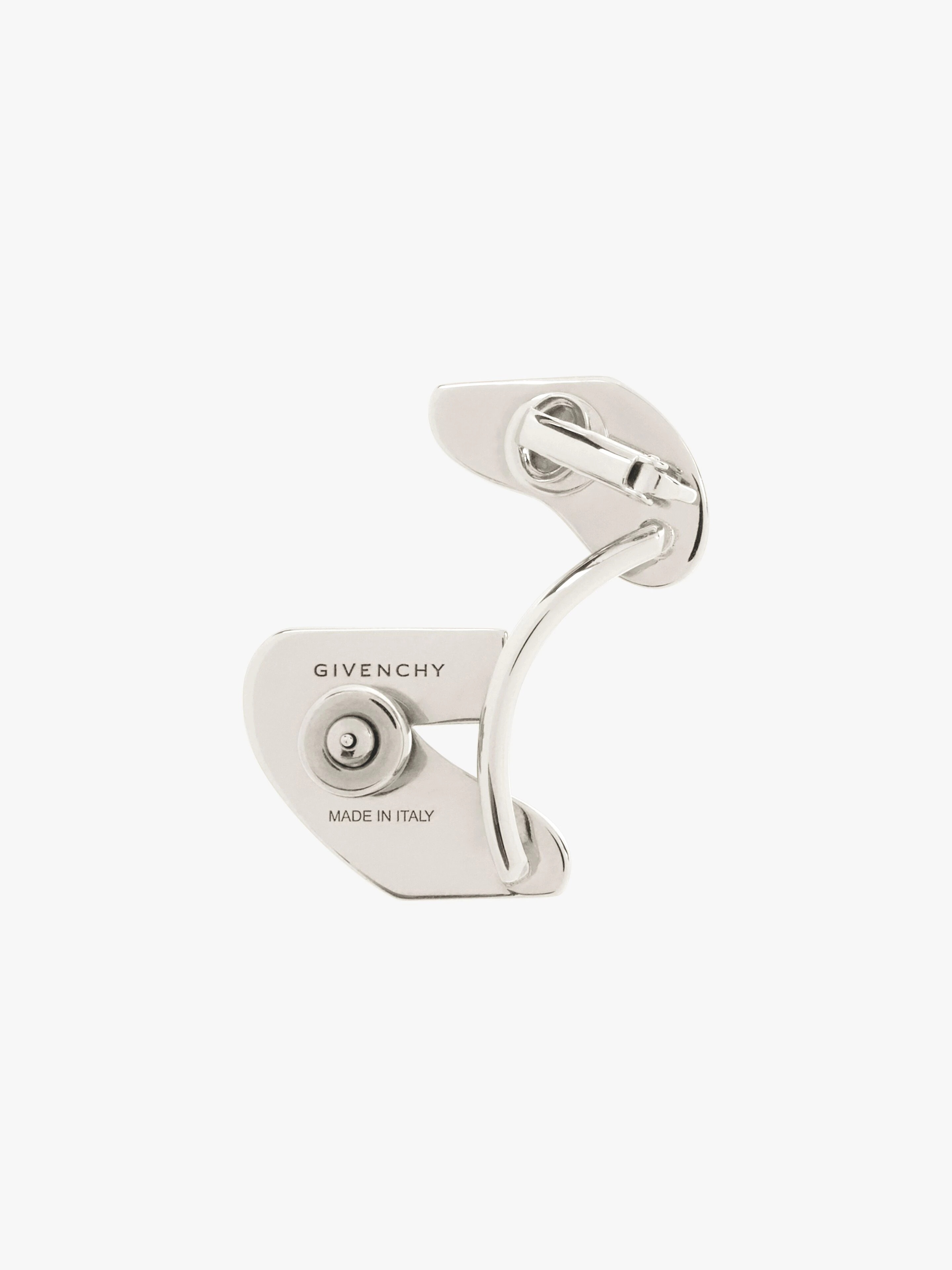 G CHAIN EARRINGS IN METAL - 2