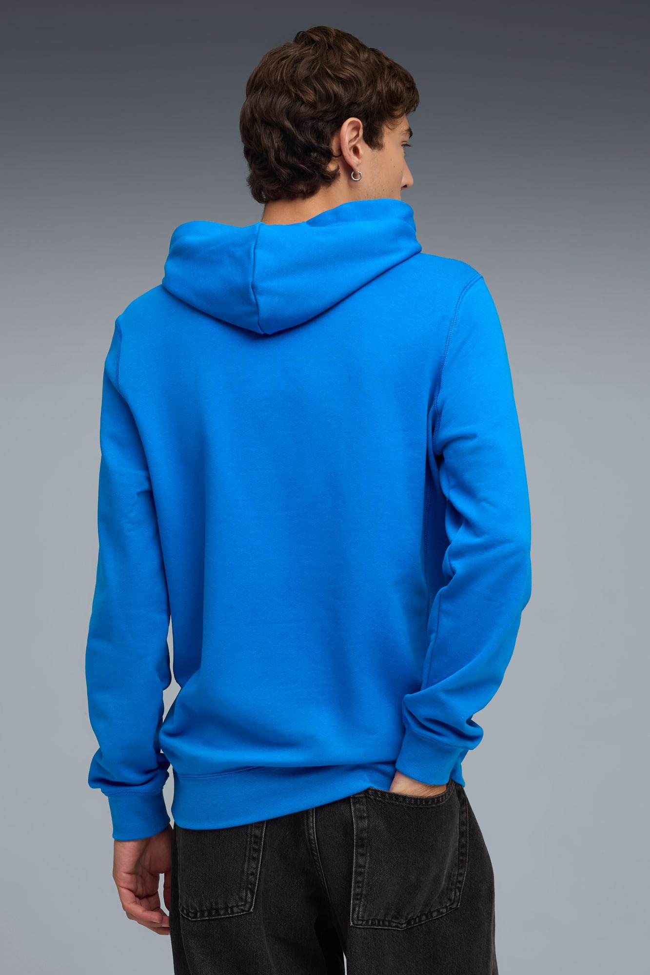 Wardrobe Essentials Suede Hoodie Men - 4