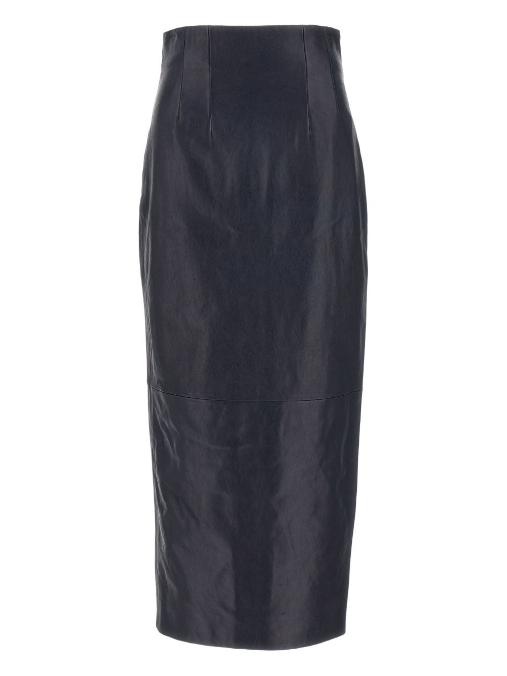 leather pencil skirt - 1