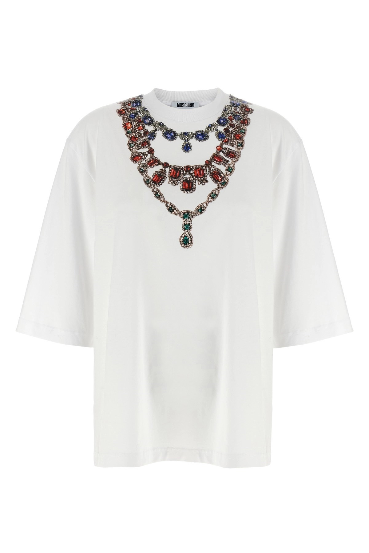 Jewel print T-shirt - 1