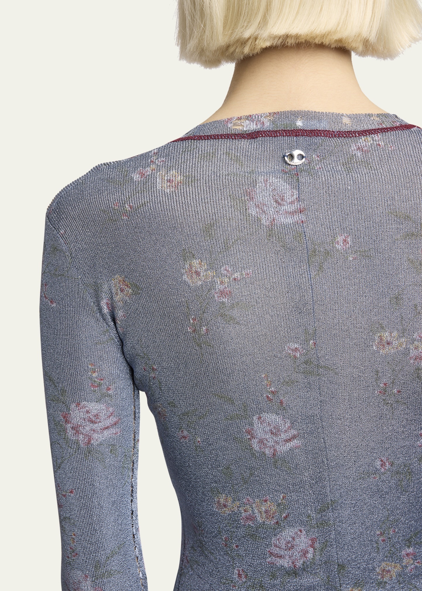 Floral Print Midi Dress - 5